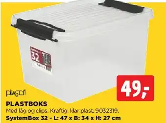 jem & fix Plastboks SystemBox 32 tilbud