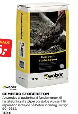 jem & fix Cempexo (Universalmørtel / Støbebeton) tilbud