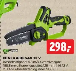jem & fix Mini kædesav 12 V tilbud