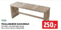 jem & fix Trallebænk Savannah tilbud
