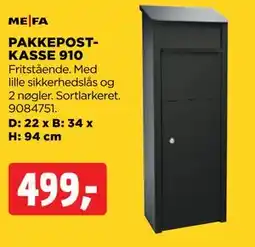 jem & fix PAKKEPOSTKASSE 910 tilbud