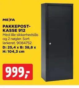 jem & fix PAKKEPOSTKASSE 912 tilbud