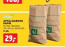 jem & fix AFFALSSÆKKE PAPIR tilbud