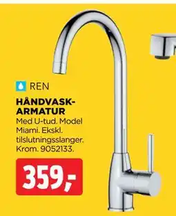 jem & fix HÅNDVASKARMATUR tilbud