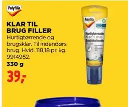 jem & fix KLAR TIL BRUG FILLER tilbud