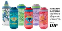 Bog & idé SISTEMA® EASY SIP KIDS DESIGN DRIKKEFLASKE tilbud