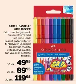 Bog & idé FABER-CASTELL Grip tusser tilbud
