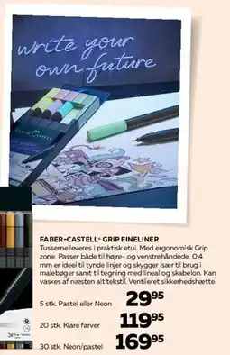 Bog & idé FABER-CASTELL GRIP FINELINER tilbud