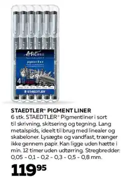 Bog & idé STAEDTLER Pigment Liner tilbud