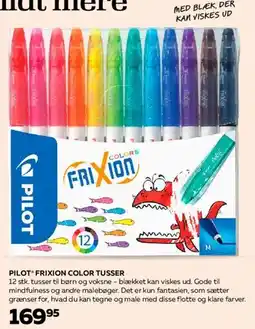 Bog & idé Pilot FriXion Color tusser (12 stk.) tilbud