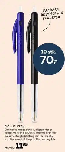 Bog & idé BIC KUGLEPEN tilbud