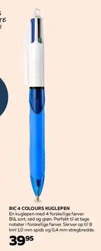 Bog & idé BIC 4 COLOURS KUGLEPEN tilbud