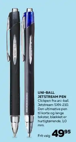 Bog & idé UNI-BALL JETSTREAM PEN tilbud