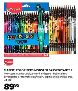 Bog & idé MAPED COLOR'PEPS MONSTER FARVEBLYANTER tilbud