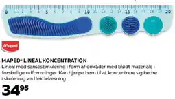Bog & idé MAPED LINEAL KONCENTRATION tilbud