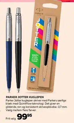 Bog & idé PARKER JOTTER KUGLEPEN tilbud