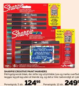 Bog & idé SHARPIE CREATIVE PAINT MARKERS (pakker) tilbud