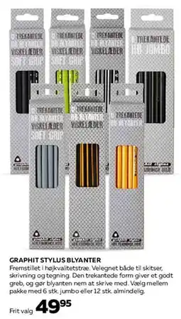 Bog & idé Graphit Stylus Blyanter tilbud