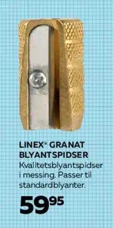 Bog & idé LINEX® GRANAT BLYANTSPIDSER tilbud