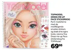 Bog & idé TOPMODEL DRESS ME UP FACE STICKERBOG tilbud