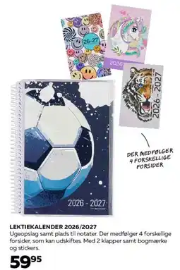 Bog & idé LEKTIEKALENDER 2026/2027 tilbud