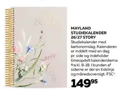 Bog & idé Mayland Studiekalender 26/27 Story tilbud