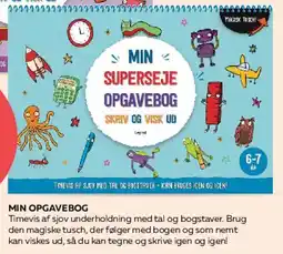 Bog & idé Min superseje opgavebog tilbud