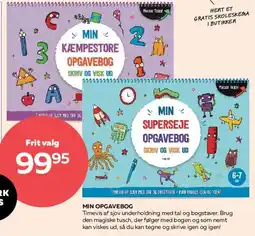 Bog & idé Min opgavebog (flere varianter) tilbud
