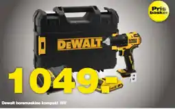 Bauhaus Dewalt boremaskine kompakt 18V tilbud