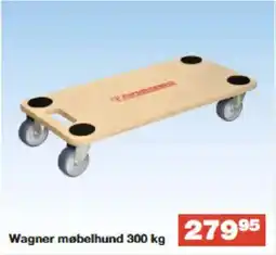 Bauhaus Wagner møbelhund 300 kg tilbud