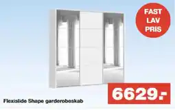 Bauhaus Flexislide Shape garderobeskab tilbud