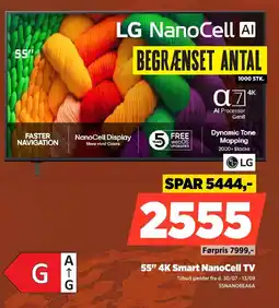 Power Lg 55" 4K Smart NanoCell TV tilbud