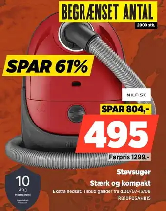 Nilfisk Støvsuger Stærk og kompakt