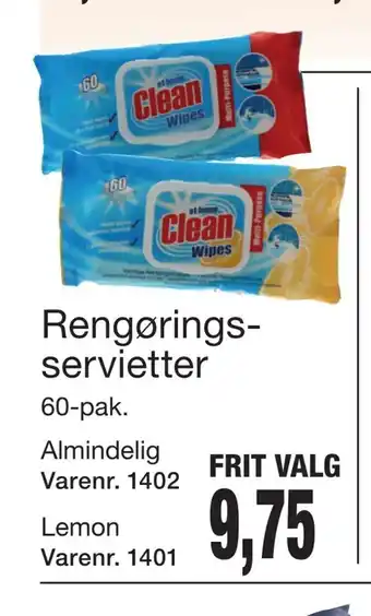 Harald Nyborg Rengørings servietter tilbud