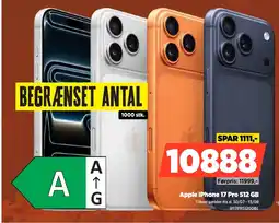 Power Apple iPhone 17 Pro 512 GB tilbud