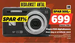 Power Pixpro FZ55 digitalkamera Hver dag er et billede værd tilbud
