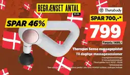 Power Therabody Theragun Sense massagepistol Til daglige massagesessioner tilbud