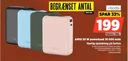 Power Dacota Platinum AM10.30 W powerbank 10 000 mAh Hurtig opladning på farten tilbud