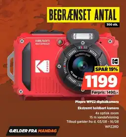 Power Pixpro WPZ2 digitalkamera Ekstremt holdbart kamera tilbud