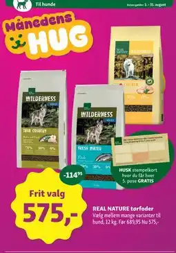 Maxi Zoo REAL NATURE tørfoder tilbud
