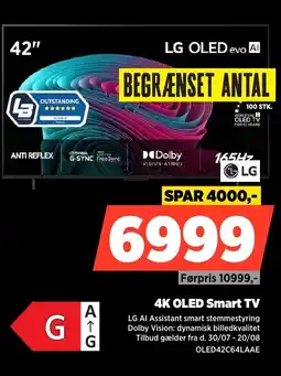 Power Lg 4K OLED Smart TV tilbud