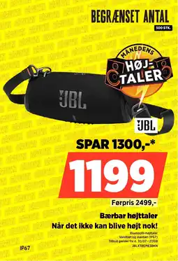Power Jbl Bærbar højttaler Når det ikke kan blive højt nok! tilbud