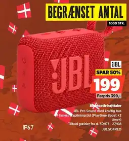 Power Jbl Bluetooth-højttaler tilbud