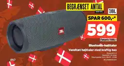Power Jbl Bluetooth-højttaler Vandtæt højttaler med kraftig bas tilbud