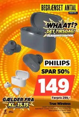 Power Philips True Wireless tilbud
