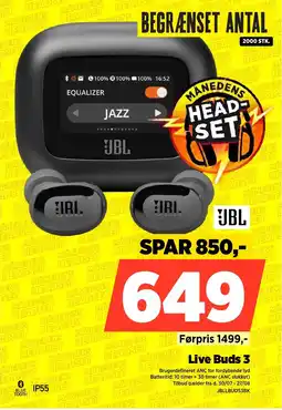 Power Jbl Live Buds 3 tilbud