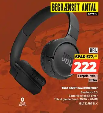 Power Jbl Tune 527BT hovedtelefoner tilbud