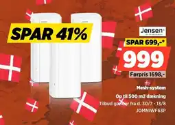 Power Jensen Mesh-system Op til 500 m2 dækning tilbud