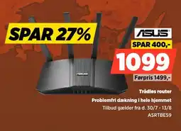 Power Asus Trådløs router Problemfri dækning i hele hjemmet tilbud