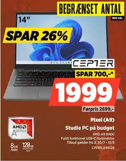 Power Cepter Pixel (A9) Studie PC på budget tilbud